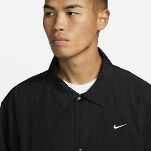 Nike Sportswear Men's Coaches Jacket Size Small, Black - Picture 3 of 14